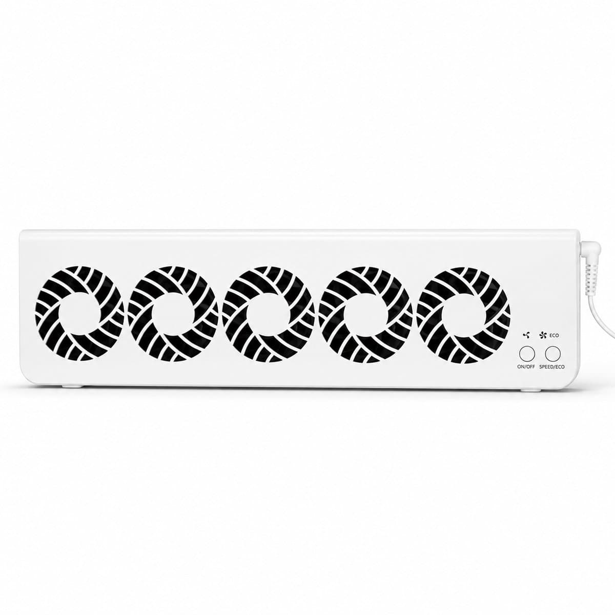 Radiatorventilator elektrisch - energiebesparend - stil - eenvoudige montage - voor radiator — afbeelding 1