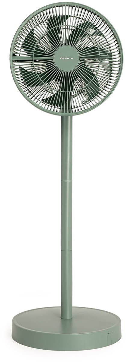 CREATE - Opvouwbare staande ventilator 50 W - Verstelbare hoogte - Stille werking - 3 snelheden - Sage - AIR STAND FOLDABLE — afbeelding 1