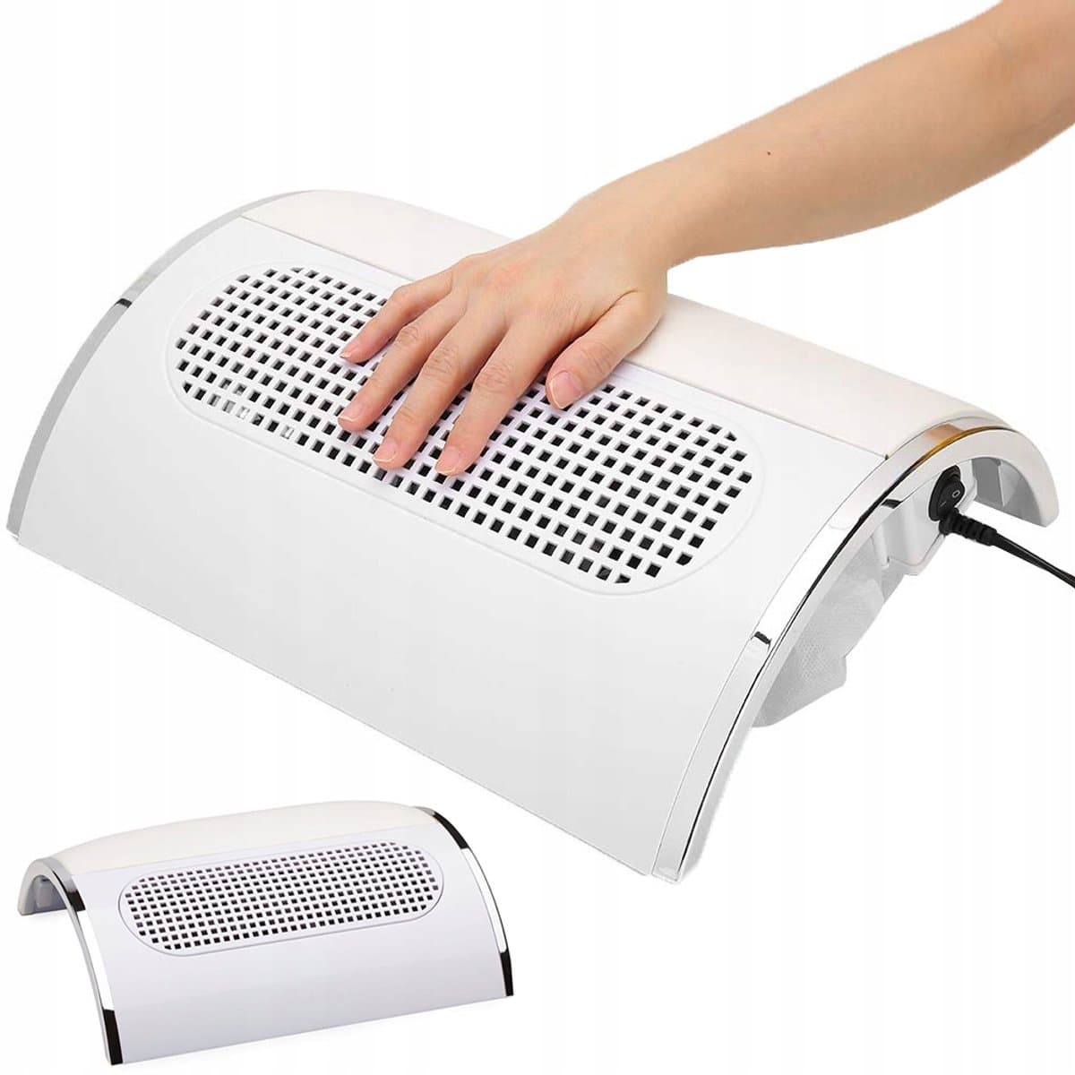 Manicure tafel - Manicure stofafscheider - Met ventilatie - 3 Standen - Stof opvangzak - Inclusief afzuiging - Nail art - Afzuiger voor nagels - — afbeelding 1