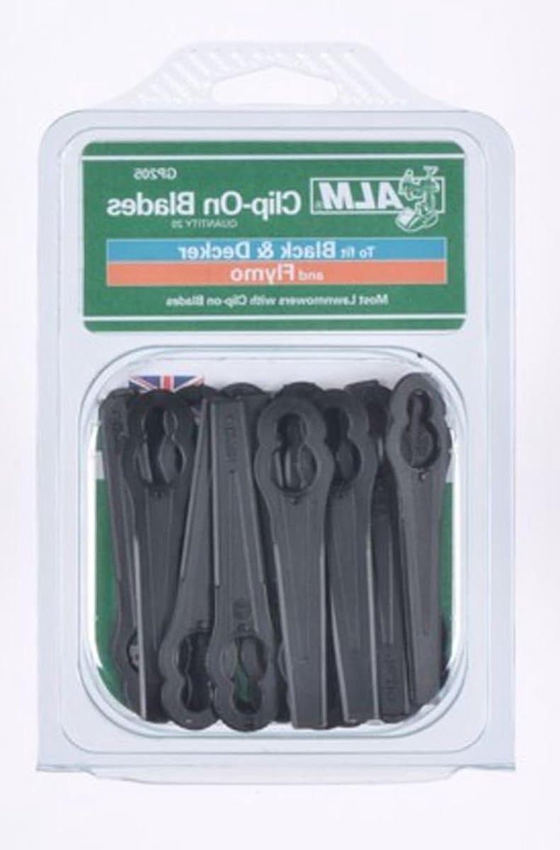 Kunststof Grasmaaiermessen - Reservemessen Plastic - Gazon Onderhoud - Speciaal Ontworpen - 20 stuks - Wit — afbeelding 1