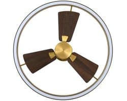 Plafondventilator Lucci Air Cessna | 70 cm | Indoor | Inclusief Lamp | Antiek messing