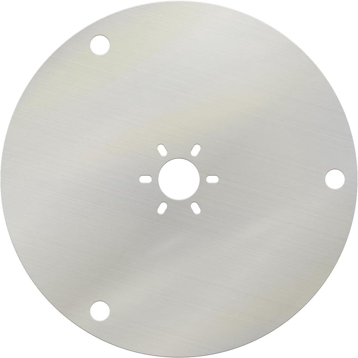 Grasmaaier Glijplaat - Onderdeel Maaier - Gazon Onderhoud - Aluminium Materiaal - 211 mm Diameter - Grijs — afbeelding 1