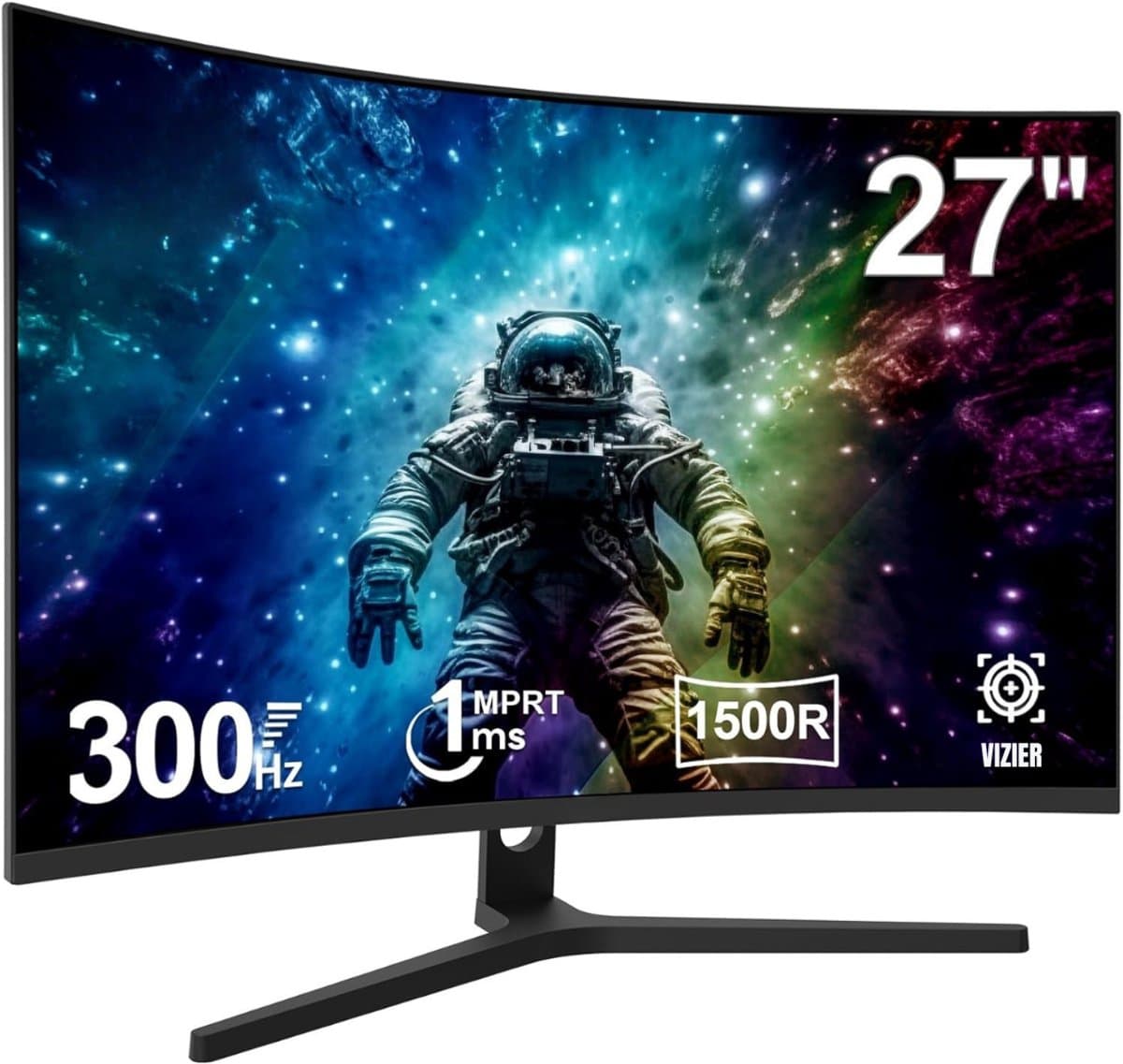 RUX® Gaming Monitor 240hz - Gaming Monitor -Zwart - 18cm x 62cm x 45cm; 5kg — afbeelding 1