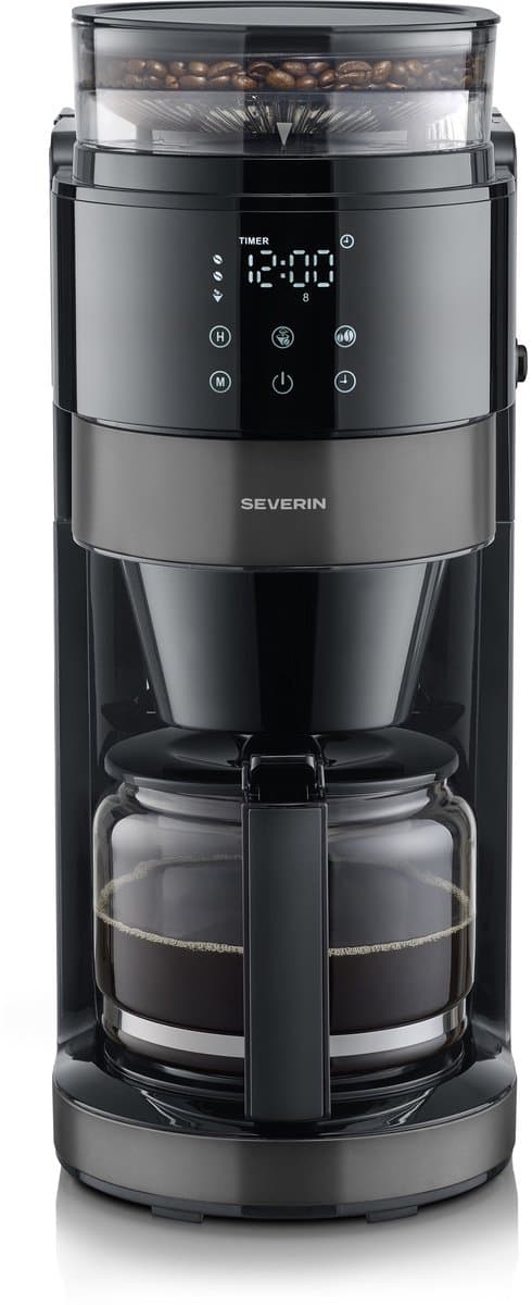 Severin KA 4830 Koffiezetapparaat met Molen – Perfect Grind – 1,25 L – Glazen Kan — afbeelding 1