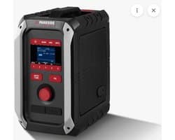 PARKSIDE PERFORMANCE® Bouwradio 20 V, 12 V, 230 V zonder accu en lader - Stroomvoorziening: stroomkabel of accu - Ontvangstgebied: DAB / DAB+ / FM / Bluetooth®