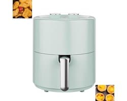 Airfryer Oven - Dubbele Functie - Gezond Koken - Automatische Uitschakelfunctie - 31x25x30cm - Groen