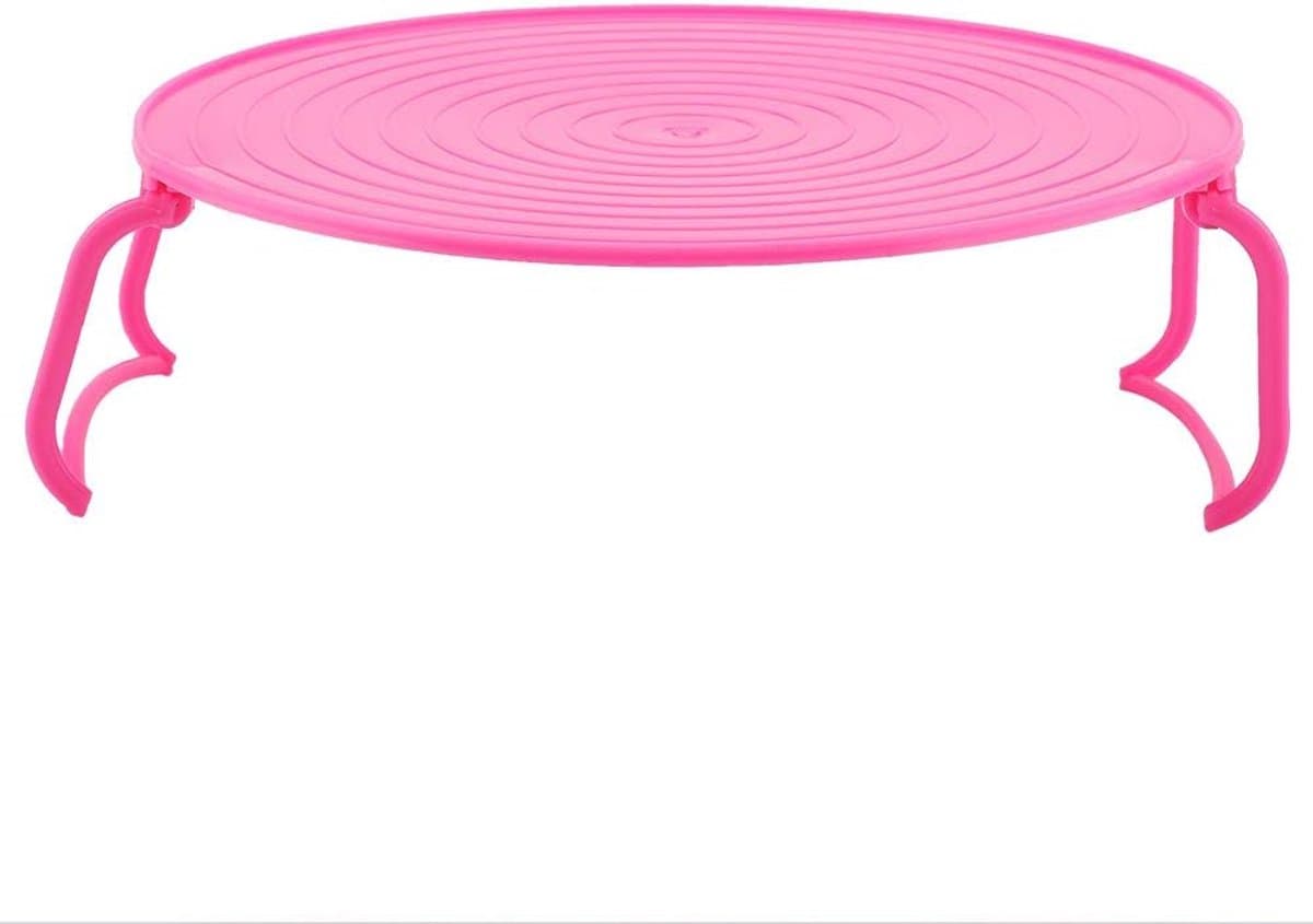 Magnetron Stoomrek - Dubbele Laags Tray - Maaltijden Opwarmen - Dubbele Laags Verwarming - 24x24x8 cm - Rood — afbeelding 1