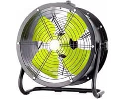Metalen Ventilator - Industriële Vloerventilator - Werkruimte Koelen - Hoog Vermogen Motor - 75 cm - Zilver