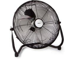 Ventilator Hoog Vermogen - Vloer Ventilator - Koelte Bieden - Grote Ventilatie Capaciteit - 35 cm - Zwart