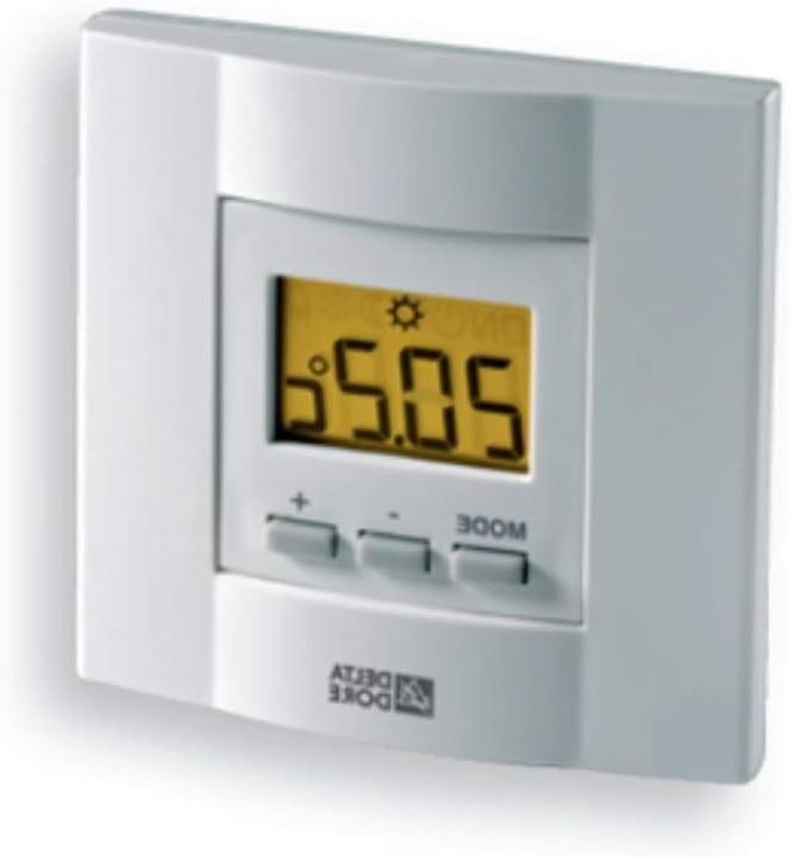 Programmeerbare Thermostaat - Kamerthermostaat - Energie Besparen - Digitale Temperatuurweergave - Compact Model - Wit — afbeelding 1
