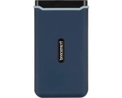 Externe SSD - Draagbare Opslag - Bestanden Overzetten - Schokabsorberend Ontwerp - 500GB - Marineblauw