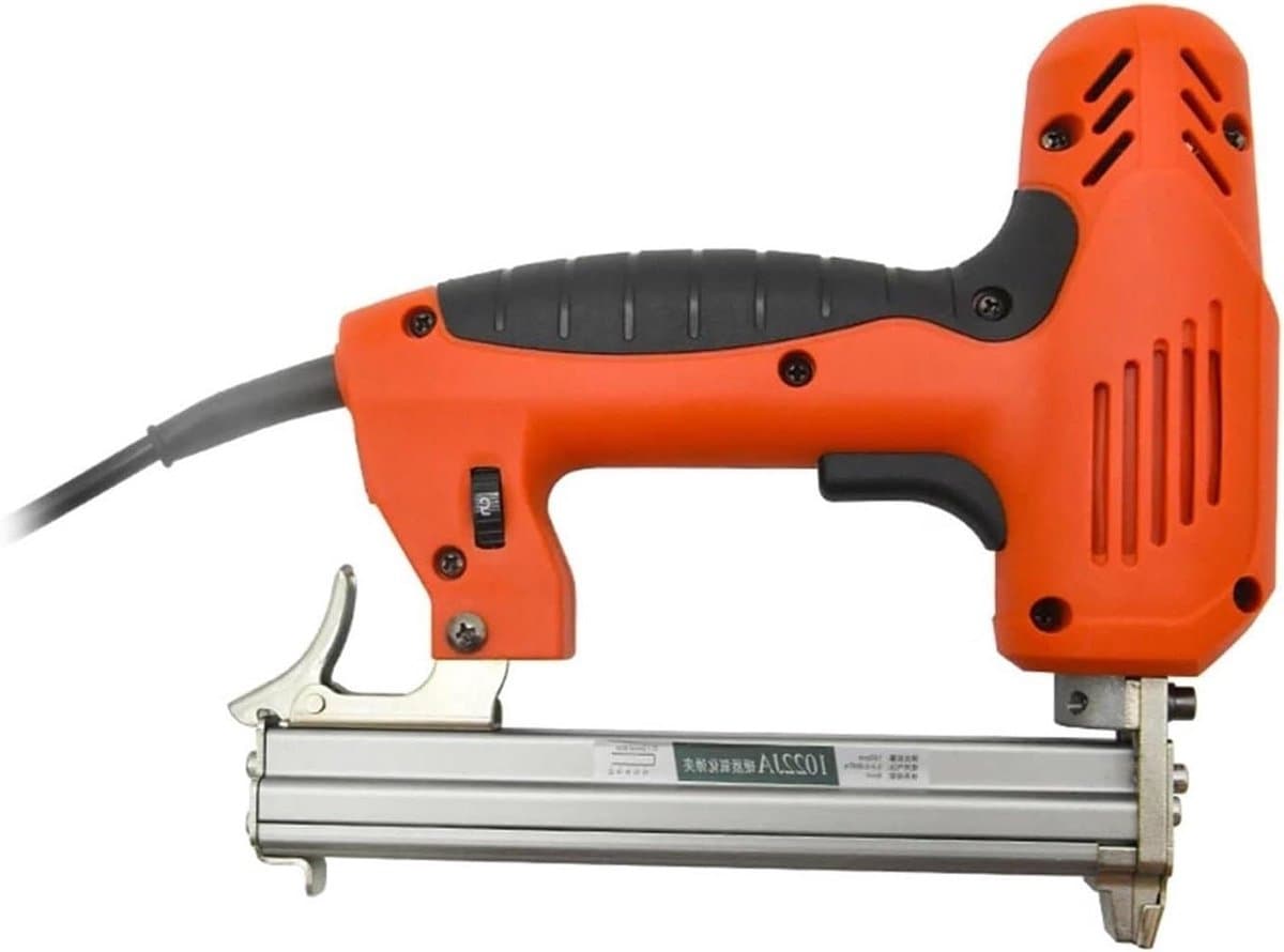 Nail Gun, Nail Gun, Electric Nails Staple Gun Adjustable 1022-yard Shooting Hammer Woodworking Tools Shooting Hammer Tacker Electric Staples Nail Guns 2000W for DIY Z — afbeelding 1