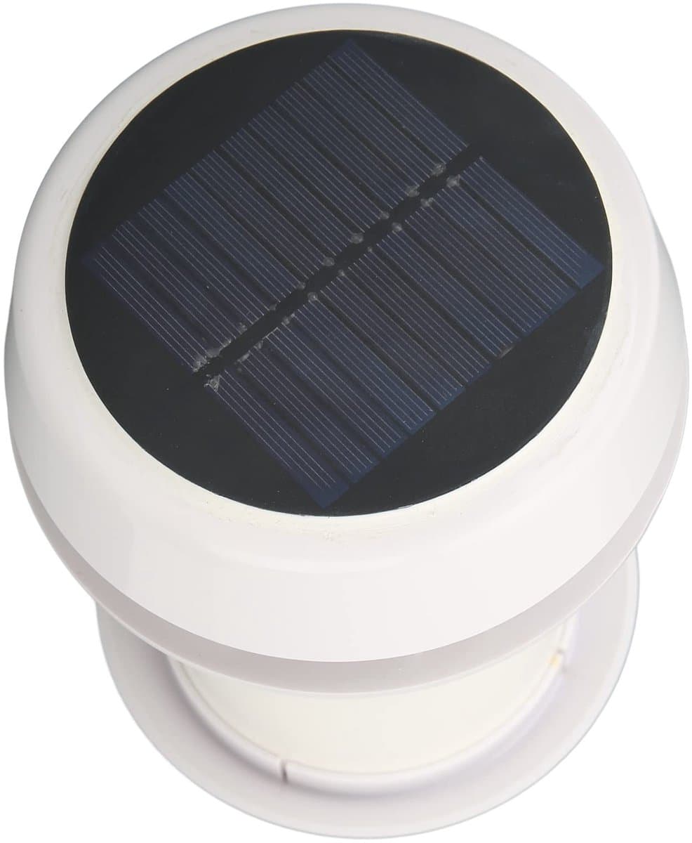 Dailygoods - Dailygoody - Dakafzuigventilator - Geruisloze Ventilatie - Zonne-energie - Zwart - Efficiënte Ventilator - Geschikt voor Campers Caravans Schepen — afbeelding 1