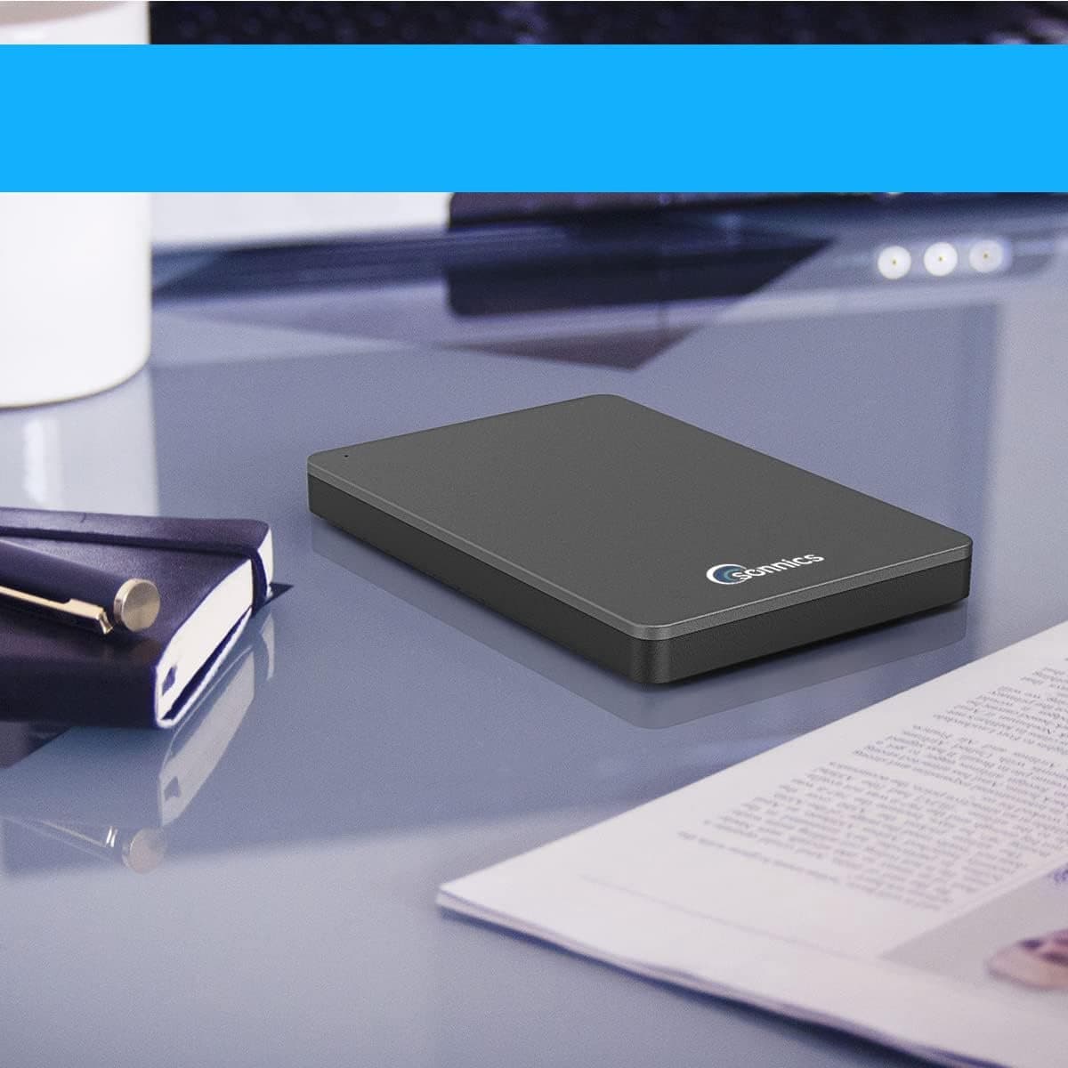 Harde Schijf Extern - Draagbare - 500GB Opslag - Zwart — afbeelding 1