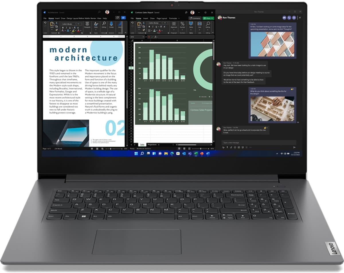Lenovo V17 G4 IRU - Zakelijke Laptop - 17.3 inch - Core i7 - 16GB/512GB — afbeelding 1