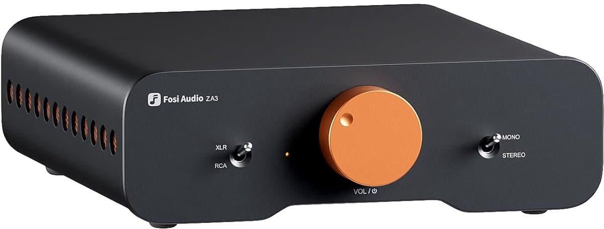 Fosi Audio ZA3 Gebalanceerde Stereo/Mono Versterker HiFi - met XLR RCA Ingangen en 12V Trigger-in — afbeelding 1