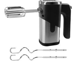 Elektrische Handmixer 800W met 5 Snelheden en Kneedhaken voor Bakken