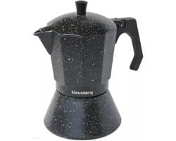 Klausberg Serie - Espresso Koffiemaker - 9 Kopjes - Aluminium - Voor Alle Kookplaten