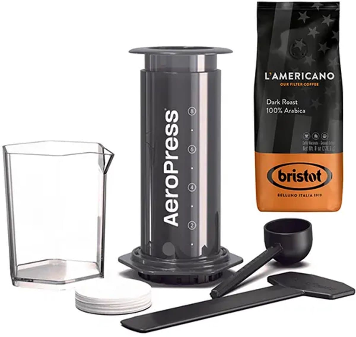 AeroPress XL Coffee Maker + Bristot l'Americano koffie — afbeelding 1