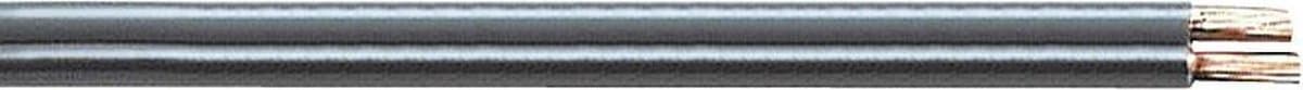 Luidspreker kabel (CU koper) - 2x 0,75mm² / grijs - 5 meter — afbeelding 1