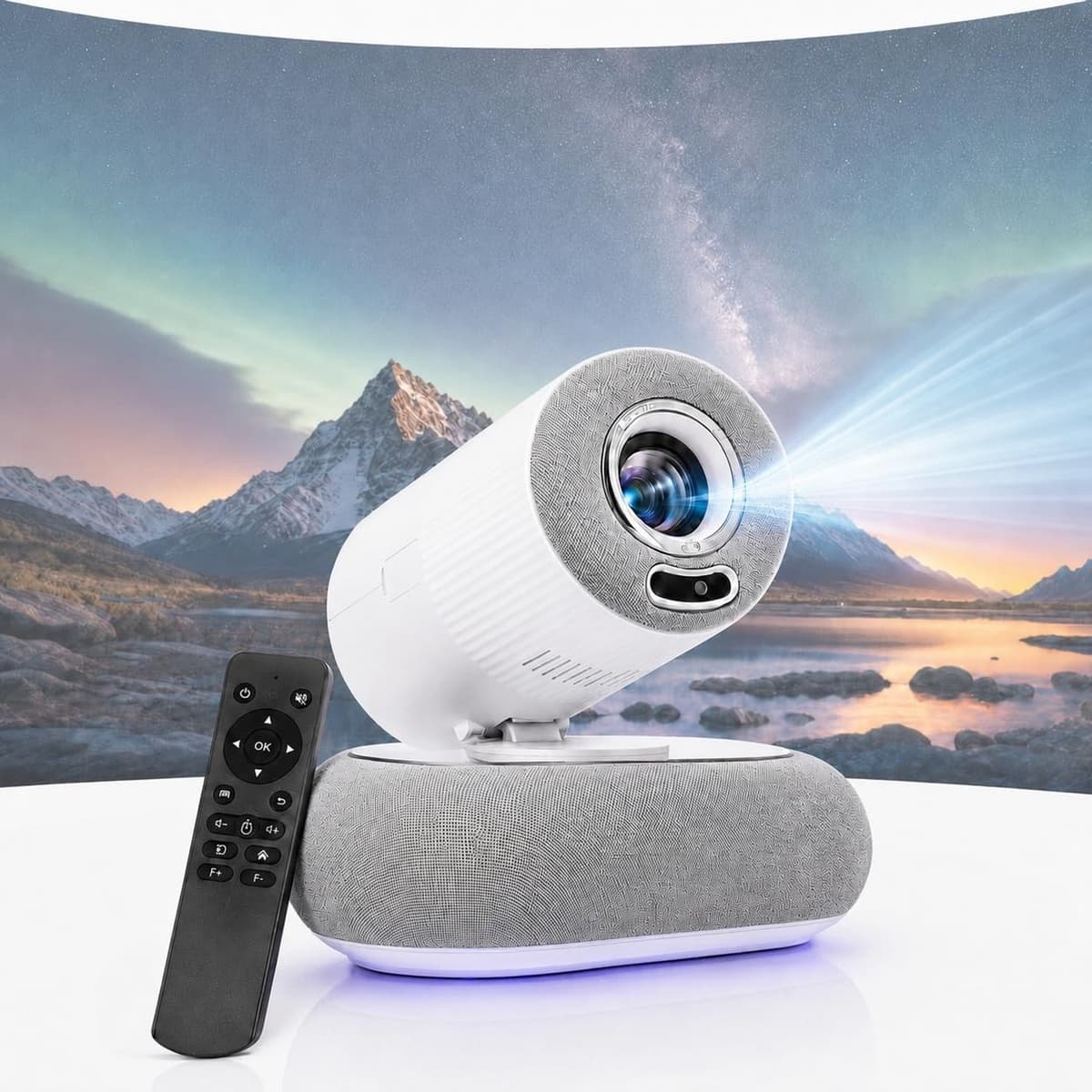 Mini Projector met Full HD 1080p, WiFi en Bluetooth — afbeelding 1