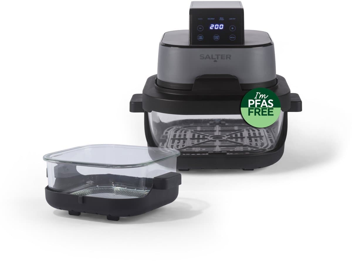 Salter Crisp & Go Draagbare Airfryer - 360° Weergave - 1500 W — afbeelding 1