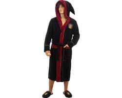 FUNIDELIA Griffoendor Badjas voor volwassenen - Harry Potter - Maat: XXL