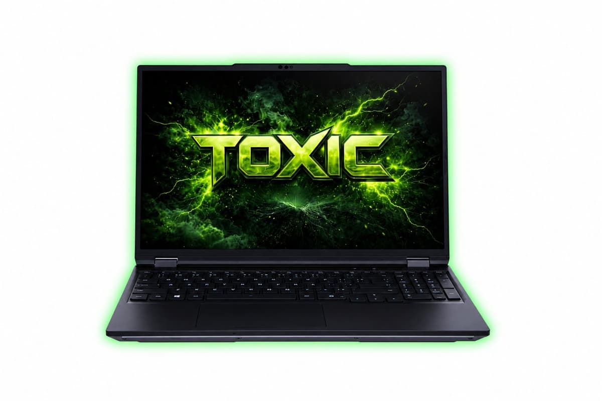 BTO - TOXIC - XENIX 16 - MK-VII - Intel Core i7-14650HX - NVIDIA RTX 5070Ti - 32GB RAM - 1TB SSD - Windows 11 Home — afbeelding 1