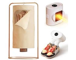 Wasdroger 3-in-1 – Draagbare Kledingdroger en Schoenendroger – 600W PTC Verwarming – 10 kg – Wit