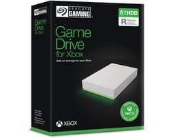 Seagate Game Drive voor Xbox Series X|S en Xbox One - Externe harde schijf - USB 3.0 - HDD - 5TB - Wit