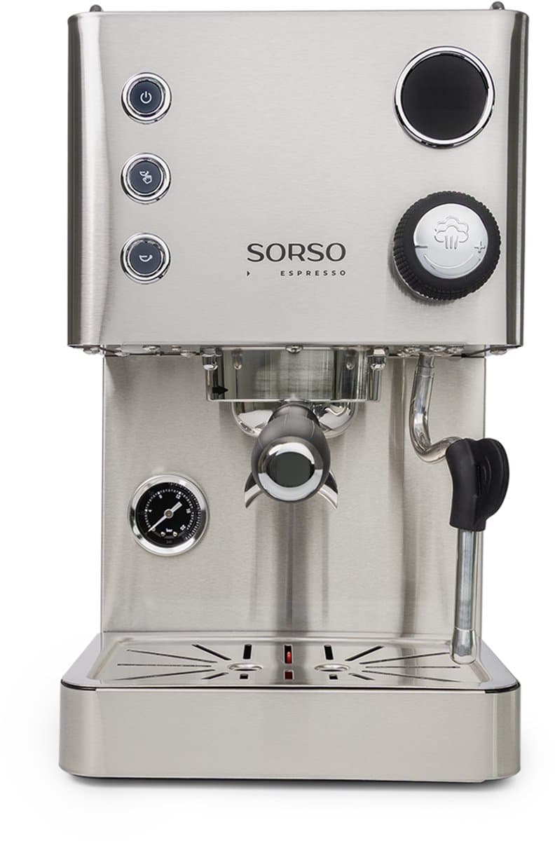 SORSO Espresso machine - Roestvrij staal — afbeelding 1