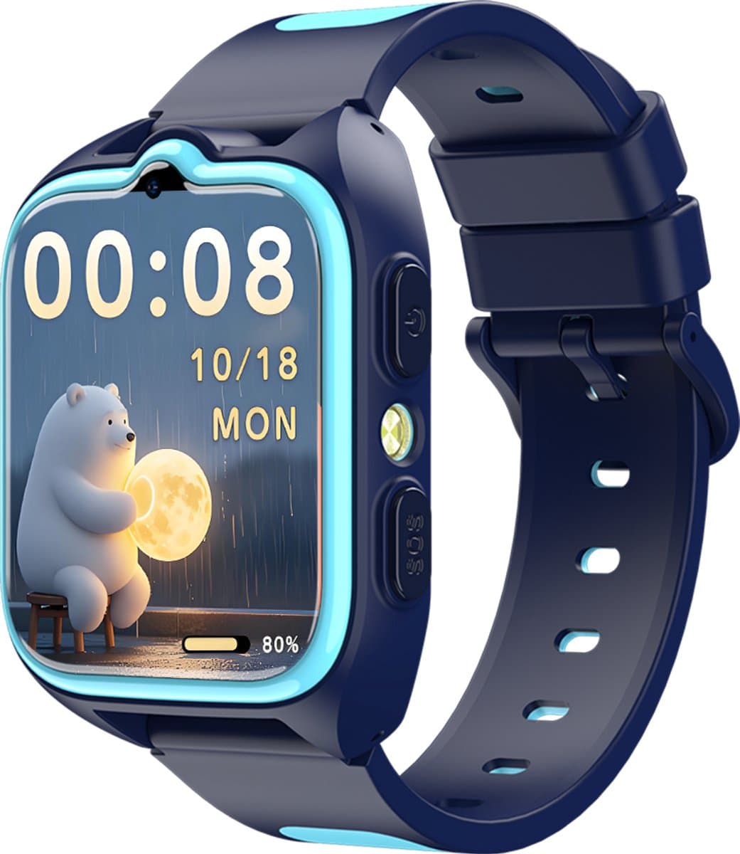 Blackview Z30 - Smartwatch - Kindersmartwatch - 1,75 inch IPS scherm - 4G - GPS - 800 mAh - IP68 waterdicht - Bluetooth 5.3 - Blauw — afbeelding 1