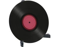 Purepeak LP Houder - Vinyl Rek - LP Standaard - Opbergsysteem - Platenhouder - Zwart