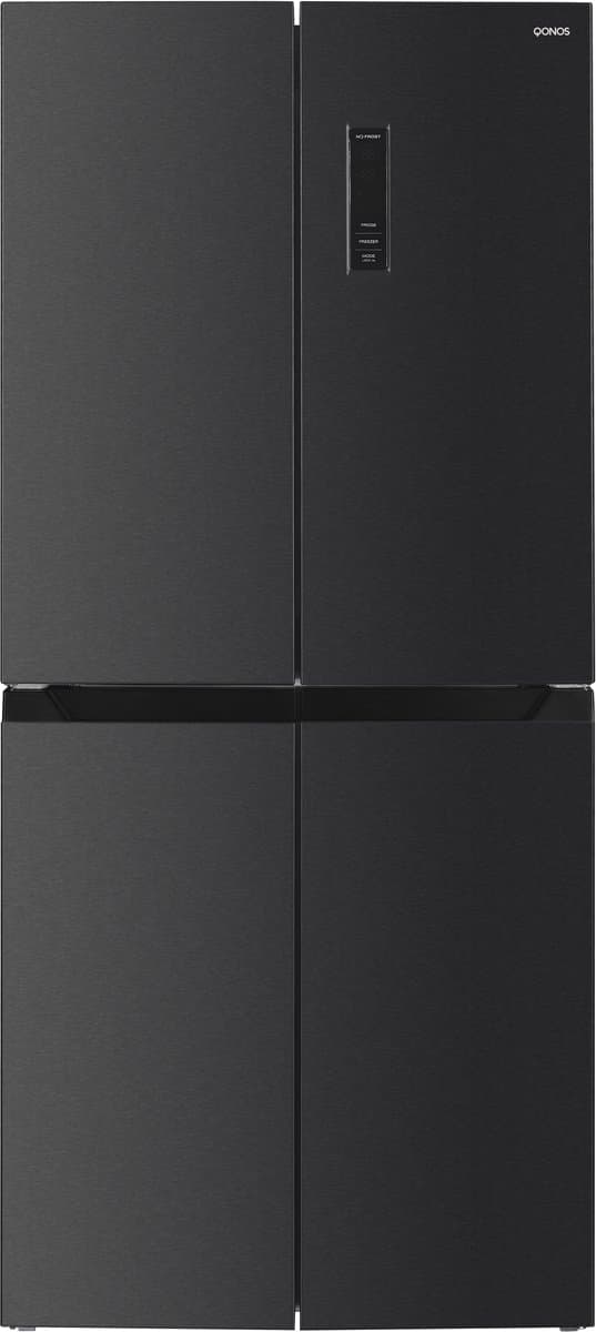 Qonos Q978063 Cross Door Dark Inox Metal Cooling D — afbeelding 1
