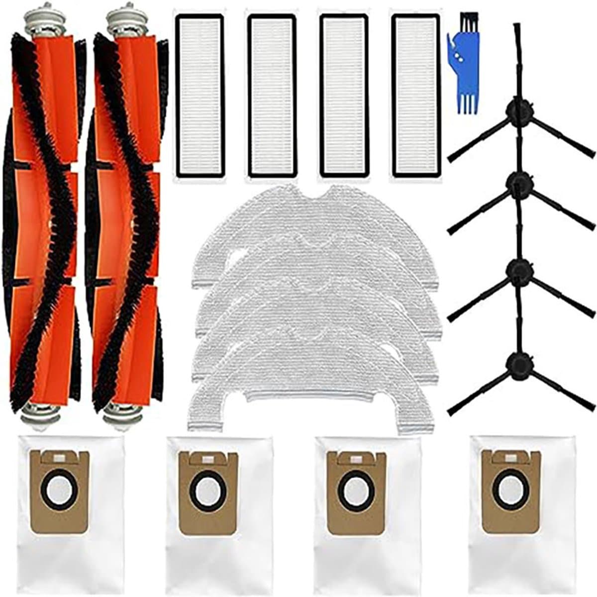 Geschikt voor Dreame D10 Plus Z10pro Veegrobot Accessoires Vervangingsset Hoofdborstel Filter Zijborstel Accessoireset -19 stuks — afbeelding 1