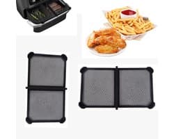 2-delige set Geschikt voor Ninja AF500 airfryer dubbele spatkap