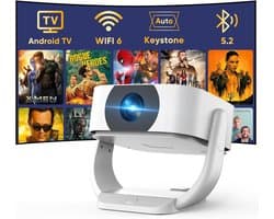 MMP® Mini beamers - Projector - Mini beamer - Wit - 25cm x 23cm x 20cm