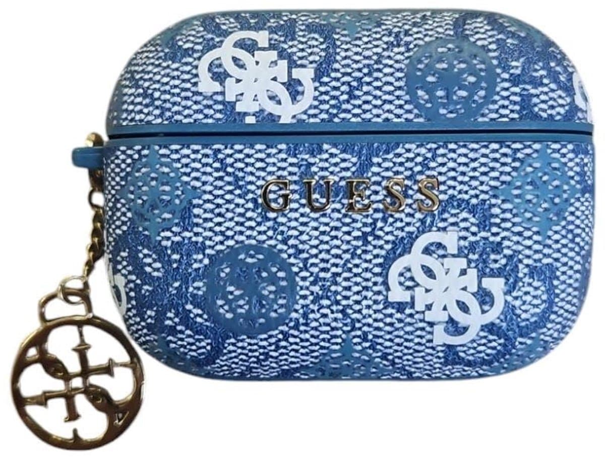 Guess Airpods Pro 2 Case Peony on 4G - Blauw — afbeelding 1