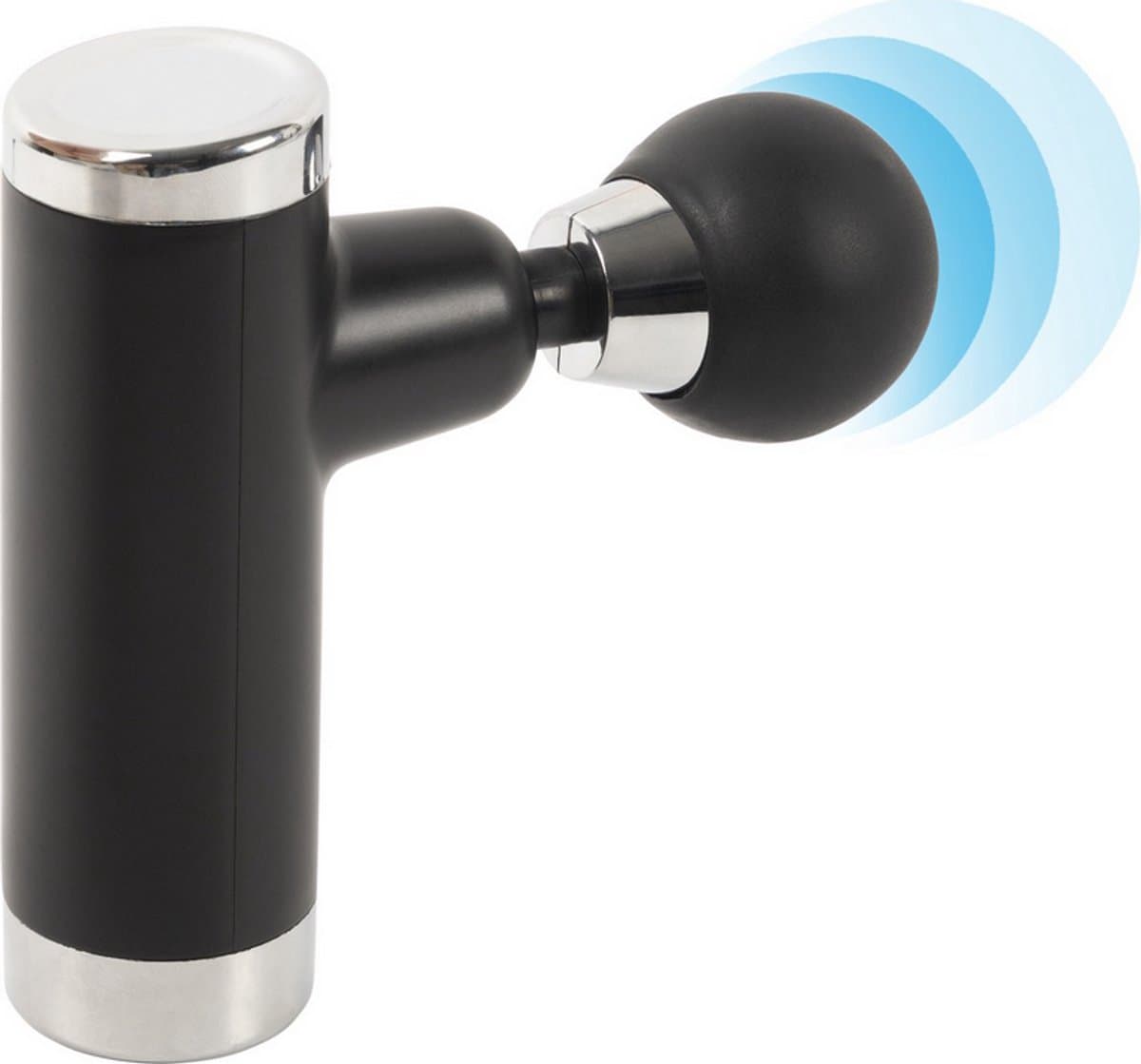 Mini massage gun Silver Gear (Zwart) — afbeelding 1