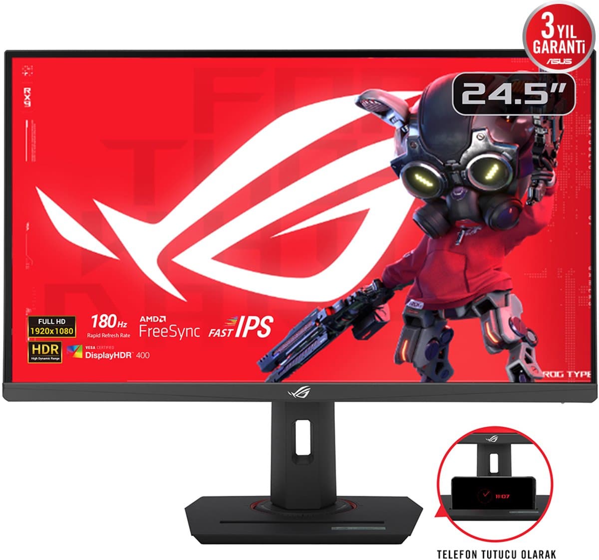 ASUS ROG Strix XG259CS - FHD Fast IPS Gaming Monitor - 180Hz - 1ms - 25 Inch — afbeelding 1