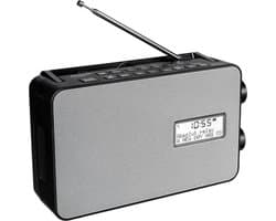 Panasonic RF-D30BTEG-K Keukenradio DAB+, FM, Bluetooth, AUX Wekfunctie, Spatwaterbestendig Zwart