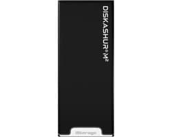 iStorage diskAshur M2 - externe harde schijf - M2 SSD - 1 TB - USB - 256-bit - Zwart