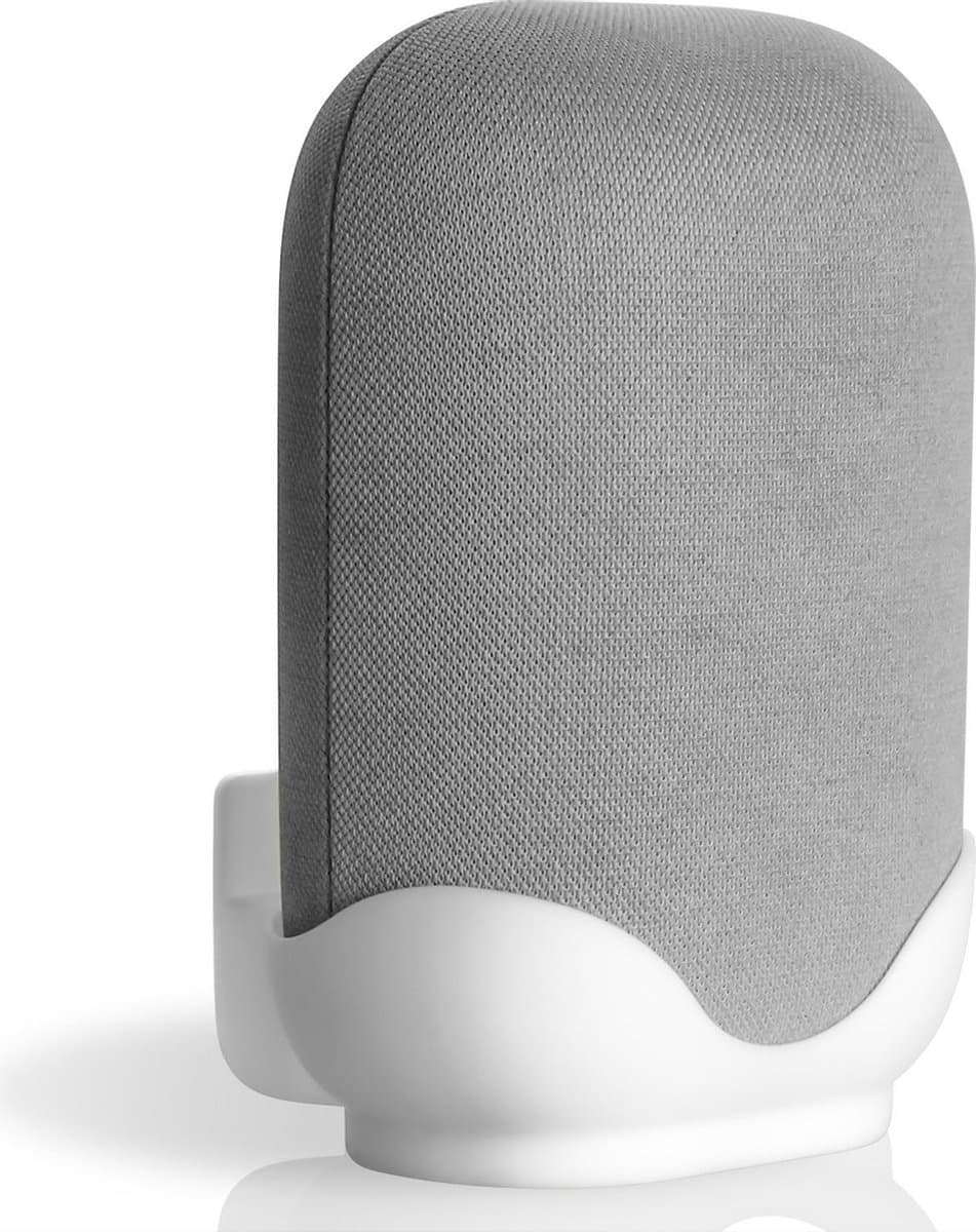 YONO Wall Mount – Geschikt voor Google Nest Audio – Houder voor Speaker – Wit — afbeelding 1