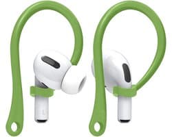 Ibley EarLoop Sport hooks groen voor Apple AirPods Pro 1/2 & AirPods 3/4 - Oorhaken - Siliconen sport haken - Geschikt voor AirPods Pro 1/2 en Apple AirPods 3/4 - Set van 2
