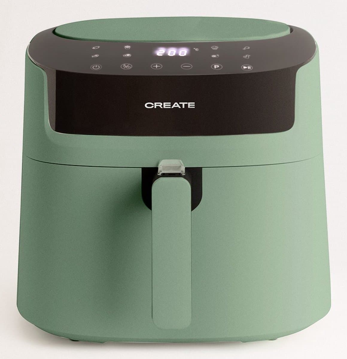 CREATE AIR PRO LARGE Enkel 6,2 l Vrijstaand 1800 W Heteluchtfriteuse Salie — afbeelding 1