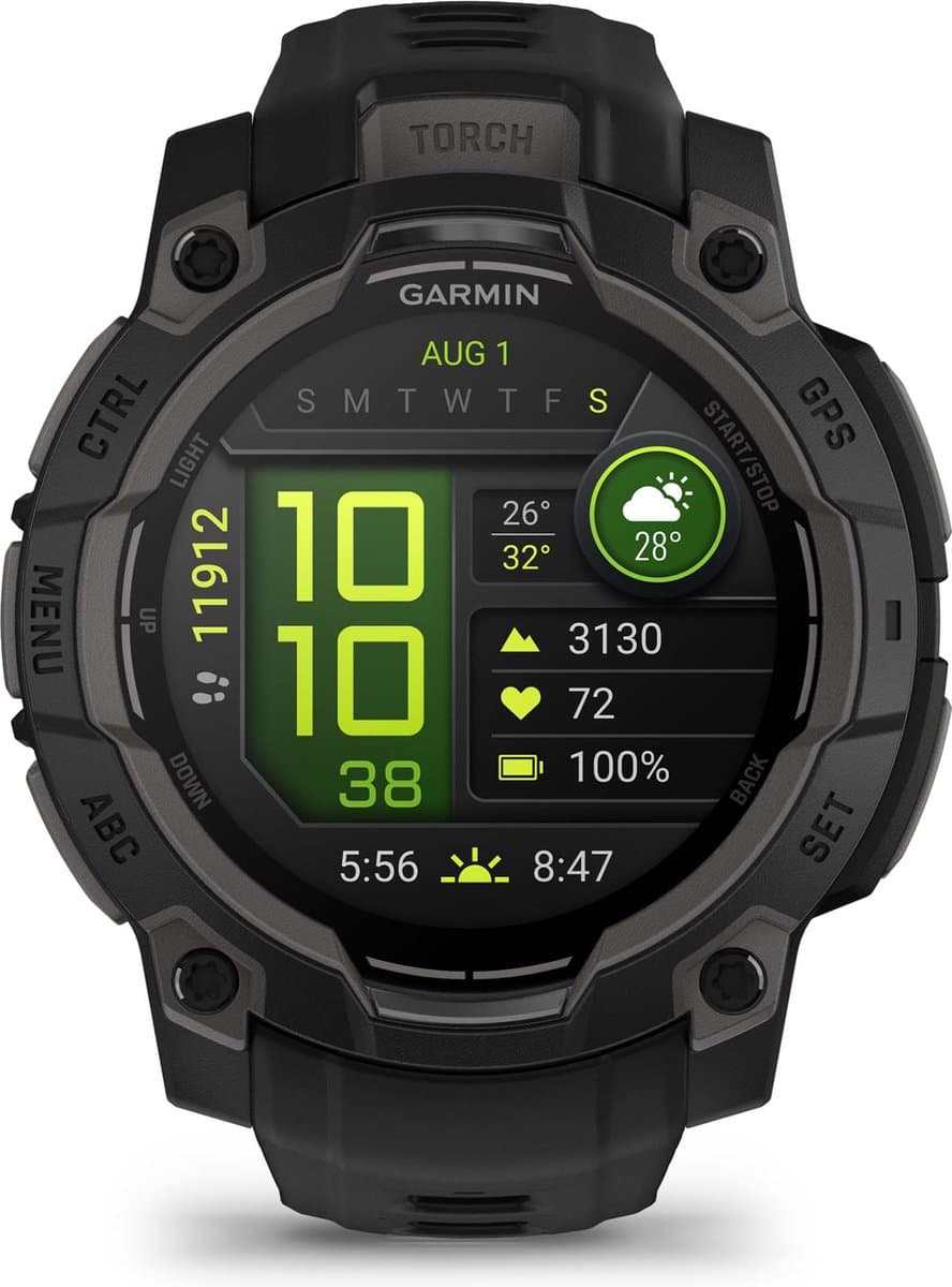 Garmin Instinct 3 45mm Zwart — afbeelding 1