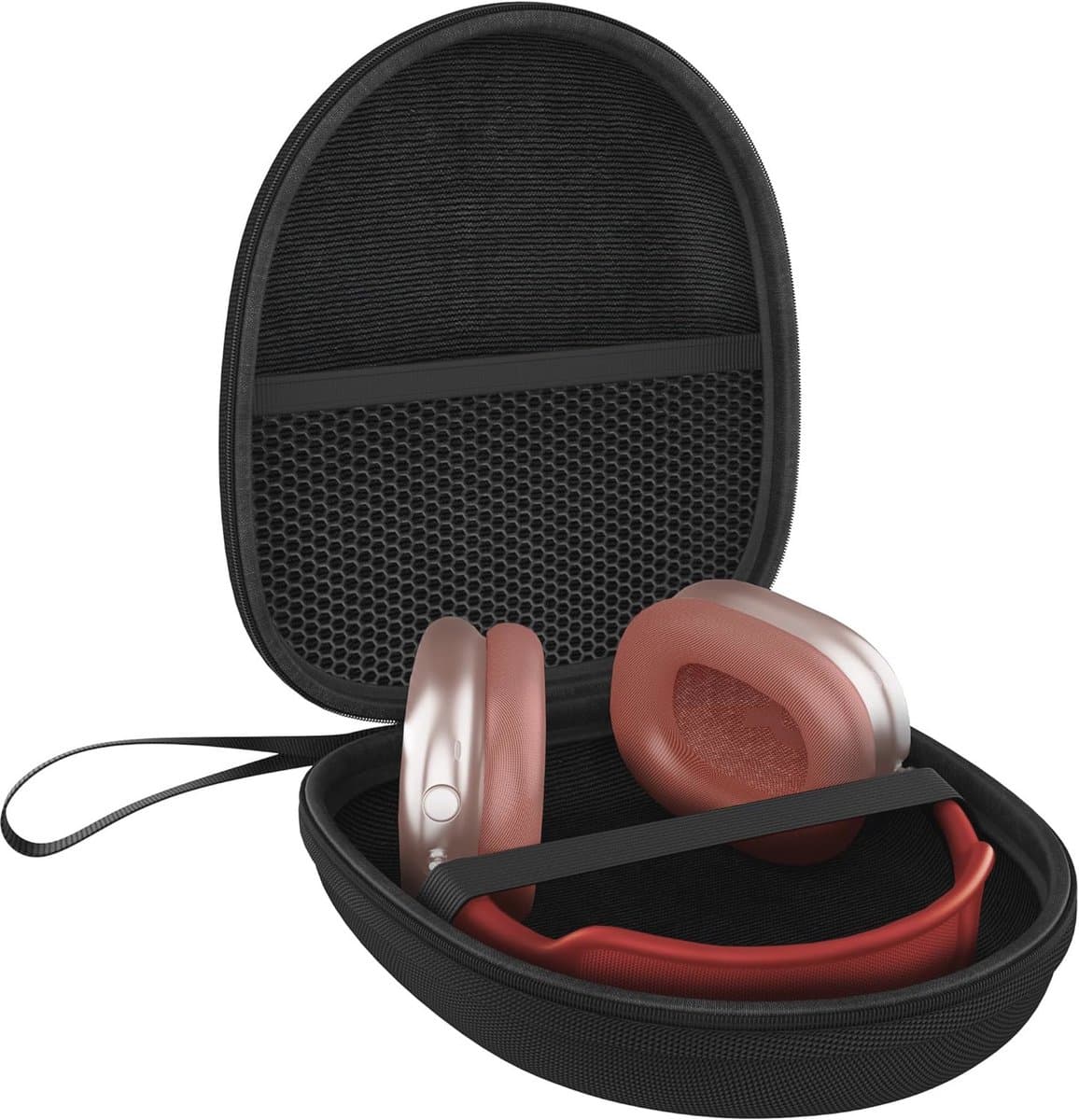 Compacte Hoofdtelefoontas voor Over-ear Hoofdtelefoons - Universele Beschermcase in Zwart — afbeelding 1