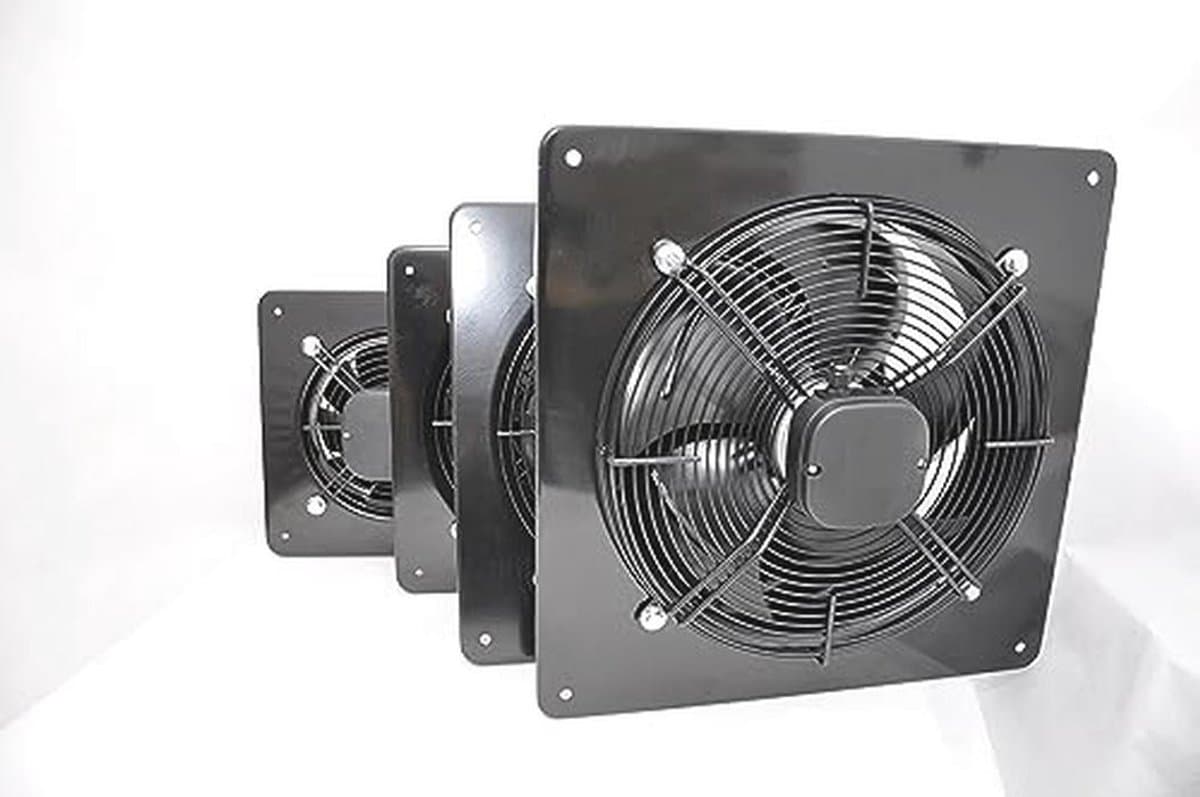Industriële Wandventilator met Kogellagers voor Continu Gebruik - Beschikbaar in 200, 250, 300, 350, 400, 450 mm — afbeelding 1