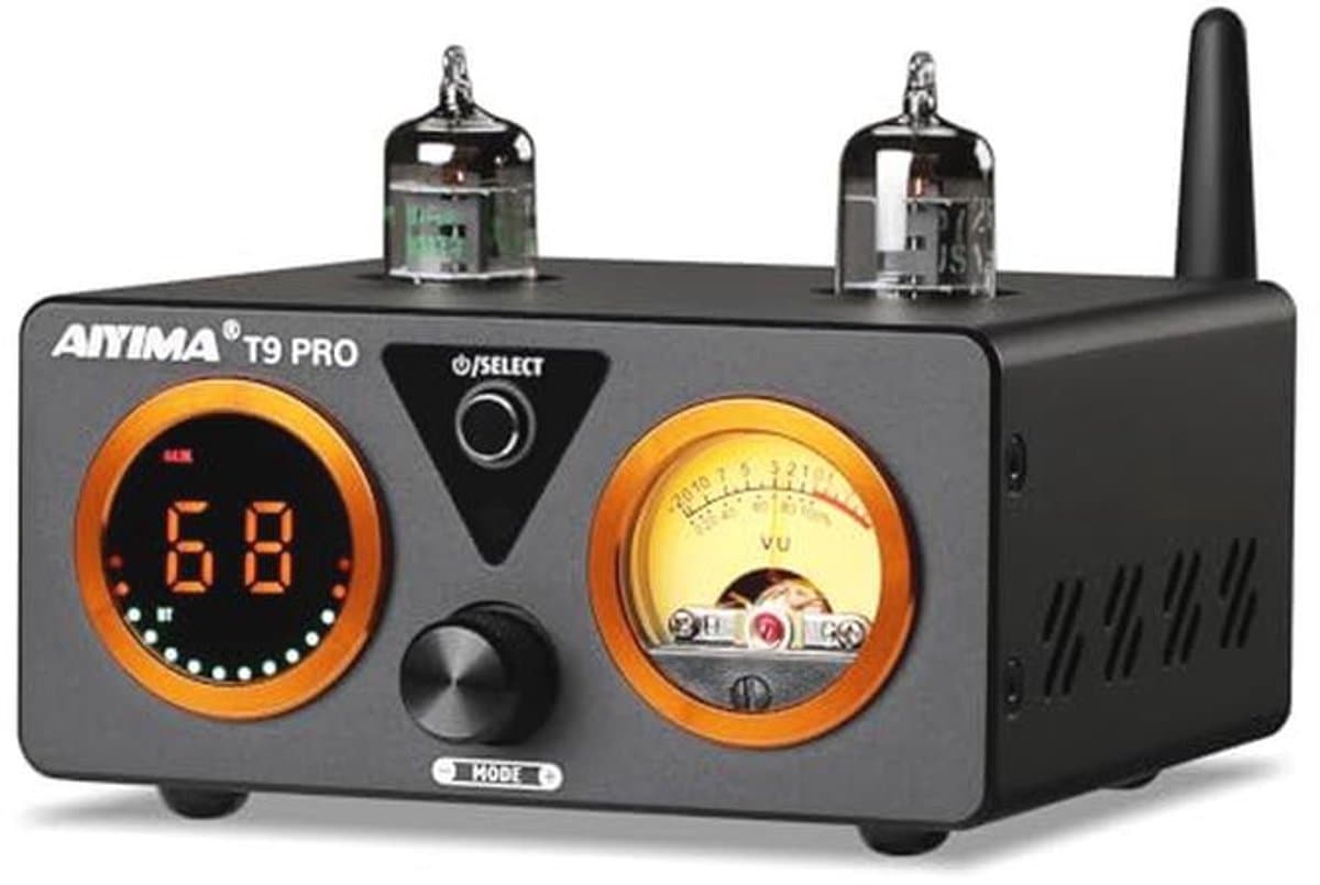 100W Bluetooth HiFi Versterker met VU Meter en Digitale Ingangen — afbeelding 1