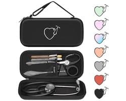 Professionele stethoscoop hoes hard shell etui met accessoires